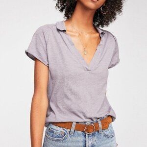EUC Free People Polo Tee, sz S